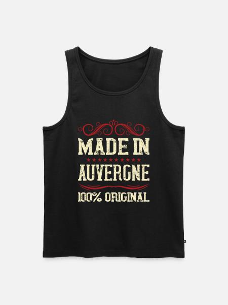 Made In Auvergne - Débardeur bio Premium Homme - noir