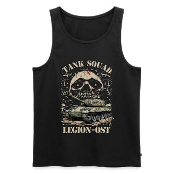 Panzer Trupp Legion-Ost - Männer Premium Bio Tank Top - Schwarz - Vorne - AI Model Male 178 light (178cm)