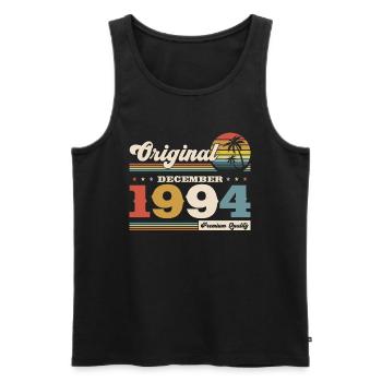 30. Geburtstag Original Dezember 1994 Jahrgang 94 - Männer Premium Bio Tank Top - Schwarz - Vorne - Michal (187cm)