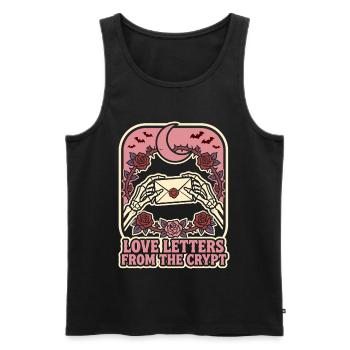 Love Letters From The Crypt - Männer Premium Bio Tank Top - Schwarz - Vorne - Michal (187cm)