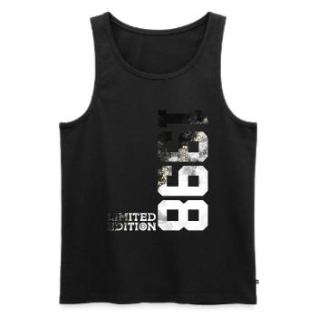 28TH BIRTHDAY LIMITED EDITION 1998 - Men's Premium Organic Tank Top - black - Front - Michal (187cm)