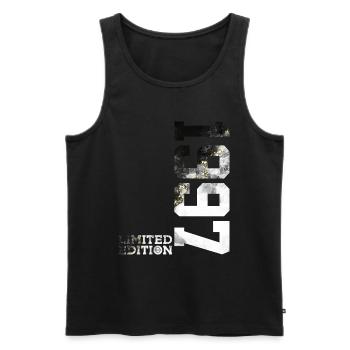 29TH BIRTHDAY LIMITED EDITION 1997 - Men's Premium Organic Tank Top - black - Front - Michal (187cm)
