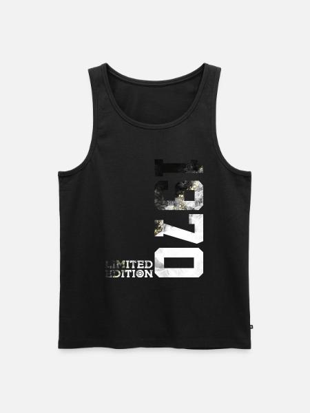 56TH BIRTHDAY LIMITED EDITION 1970 - Men's Premium Organic Tank Top - black