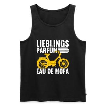 Mofa Mofas Moped Zweirad Mofafahrer Rollerfahrer - Männer Premium Bio Tank Top - Schwarz - Vorne - Michal (187cm)