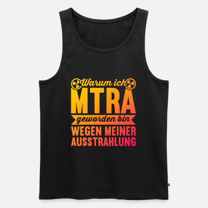MTRA Medizinisch-Technischer Radiologie Assistent - Männer Premium Bio Tank Top - Schwarz