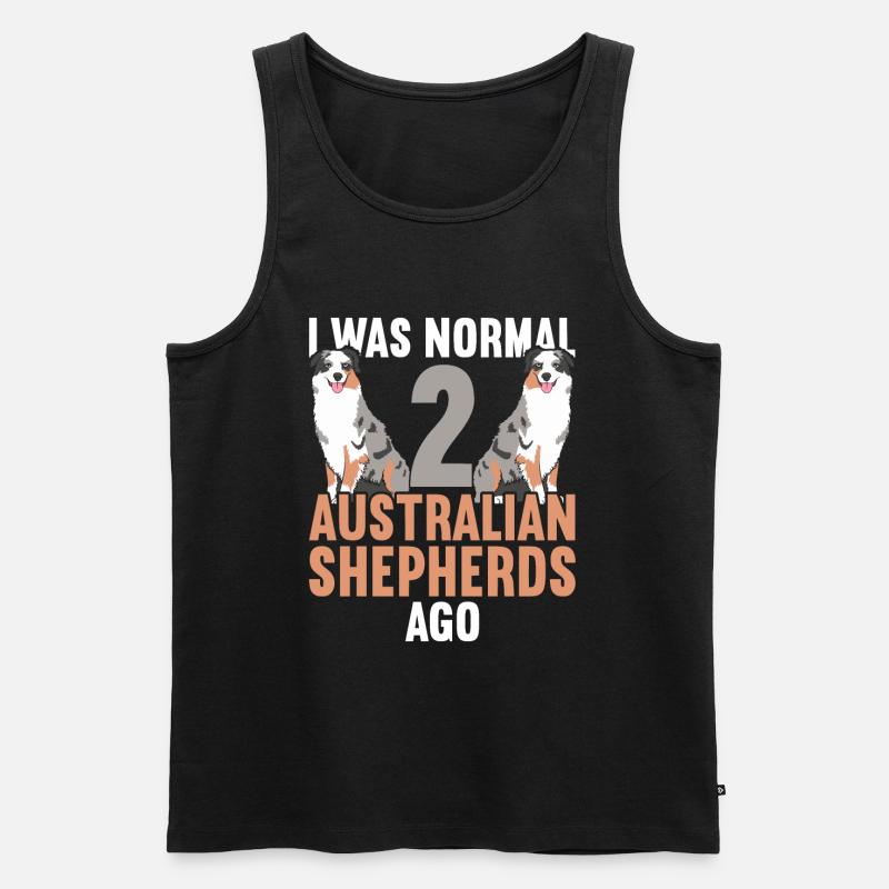 Australischer Schäferhund - Männer Premium Bio Tank Top - Schwarz