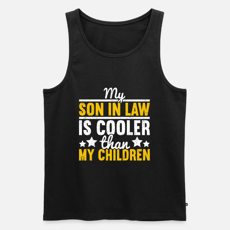 Schwiegersohn - Männer Premium Bio Tank Top - Schwarz