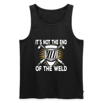 Welding Welder Welders - Men's Premium Organic Tank Top - black - Front - Michal (187cm)