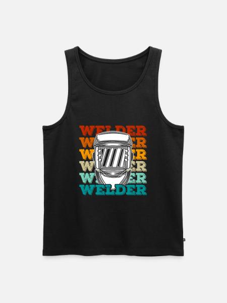 Welder Welding Welders - Men's Premium Organic Tank Top - black