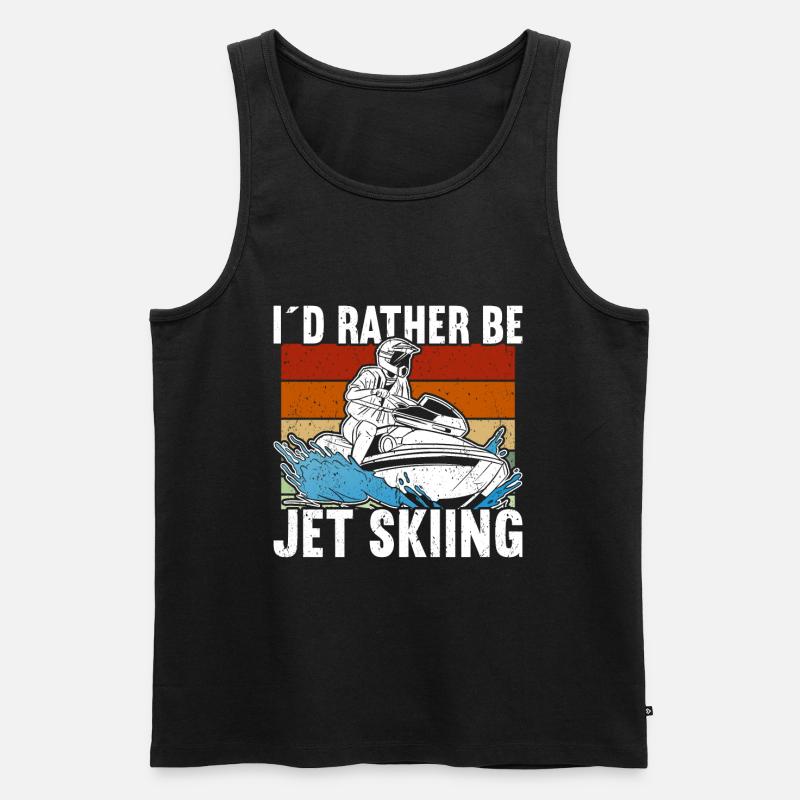 Jetski Jetski - Männer Premium Bio Tank Top - Schwarz