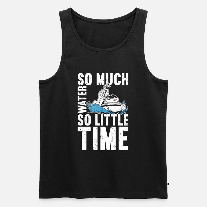 Jetski Jetski - Männer Premium Bio Tank Top - Schwarz