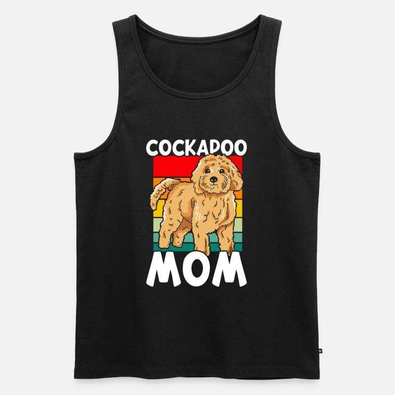 Cockapoo Hund - Männer Premium Bio Tank Top - Schwarz