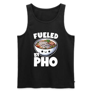 Pho Vietnamese Food Vietnam Pho - Men's Premium Organic Tank Top - black - Front - AI Model Male 178 light (178cm)