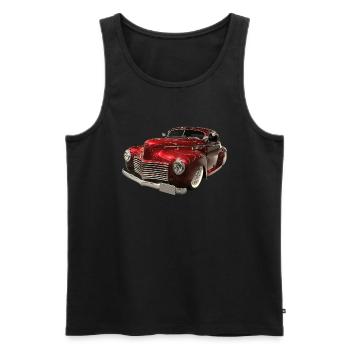 1940 Lowrider Coupe - Männer Premium Bio Tank Top - Schwarz - Vorne - AI Model Male 178 light (178cm)