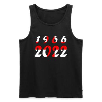 Nationalmannschaft England Fußball Weltmeister - Männer Premium Bio Tank Top - Schwarz - Vorne - Michal (187cm)