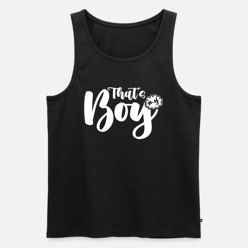 thatsmyboy - Männer Premium Bio Tank Top - Schwarz