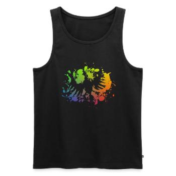 Schützenfest - Bird - Men's Premium Organic Tank Top - black - Front - Michal (187cm)