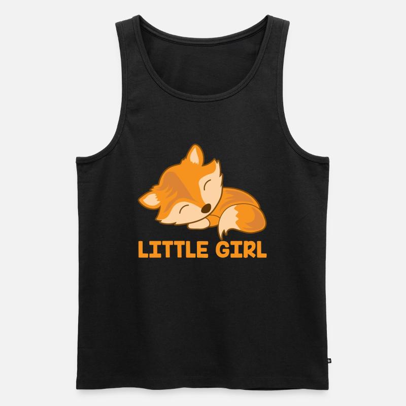 FUCHS MÄDCHEN by The Manzanita´s - Männer Premium Bio Tank Top - Schwarz