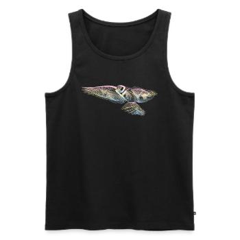 Oiseau - Débardeur bio Premium Homme - noir - Devant - AI Model Male 178 light (178cm)