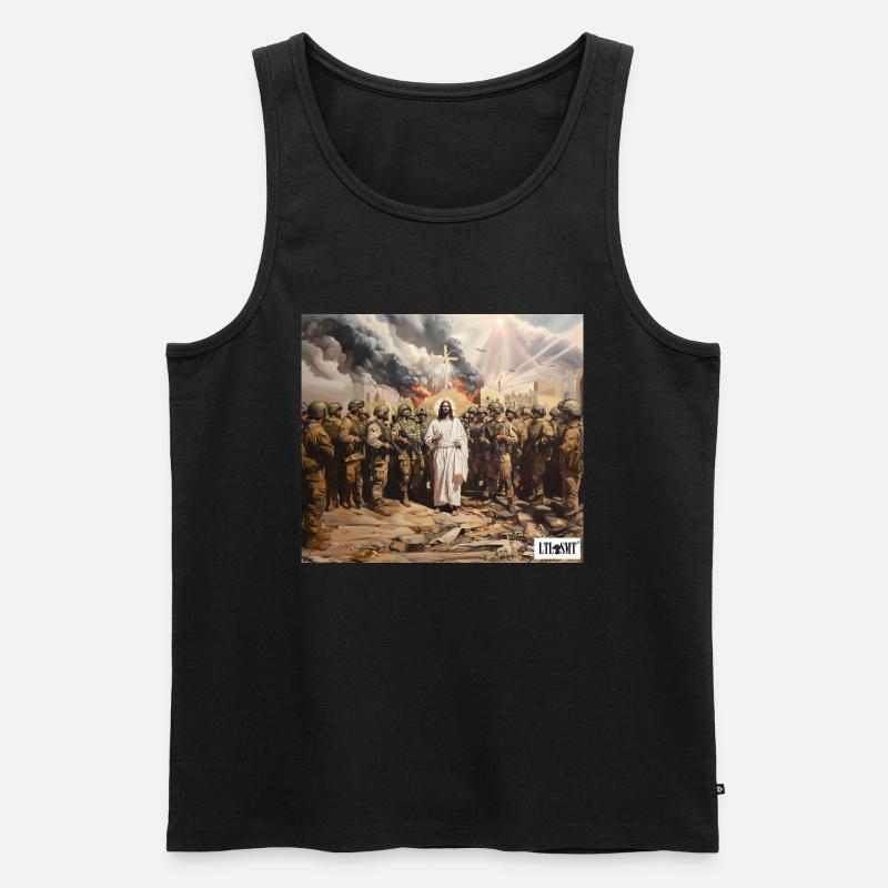 WW3 - Männer Premium Bio Tank Top - Schwarz
