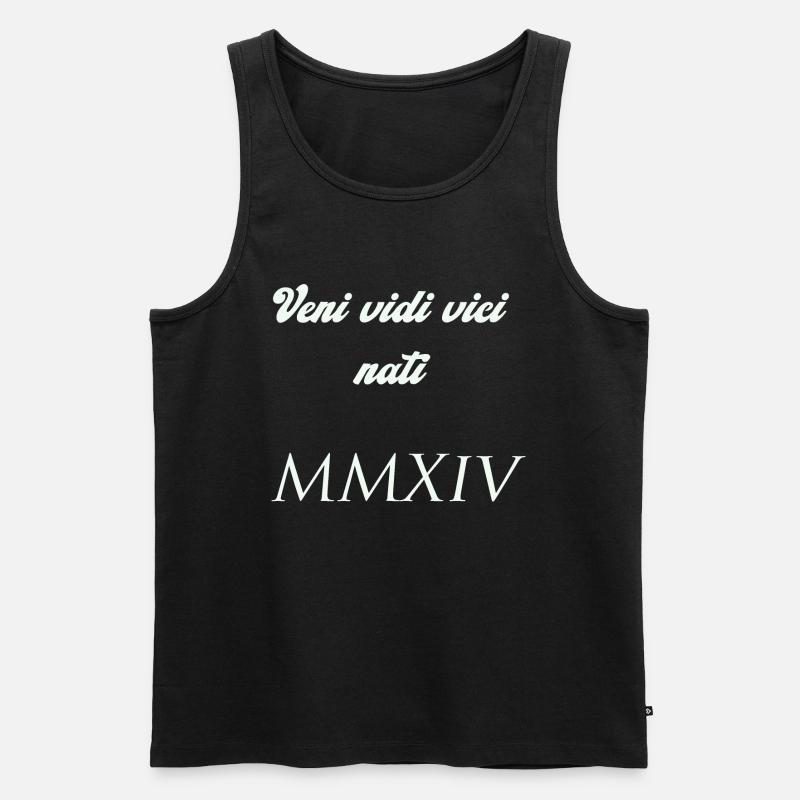 2014 - Männer Premium Bio Tank Top - Schwarz