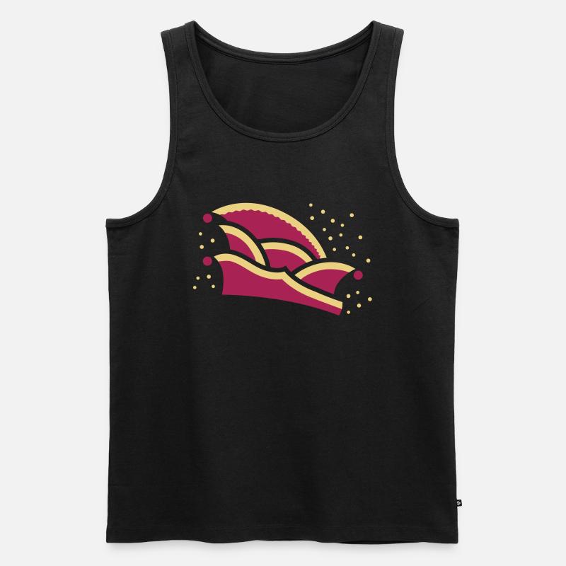 Narrekapp e 2C - Männer Premium Bio Tank Top - Schwarz