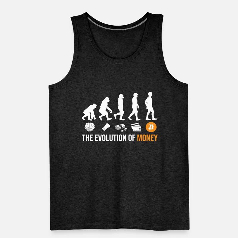 Bitcoin Evolution Männer Premium Bio Tank Top
