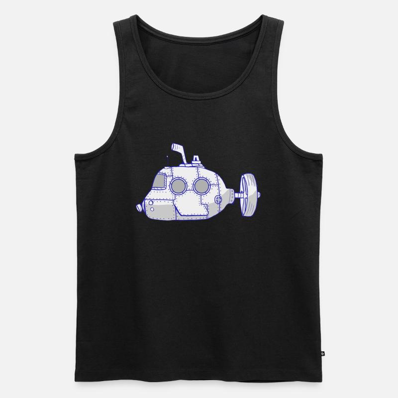 U-Boot! - Männer Premium Bio Tank Top - Schwarz