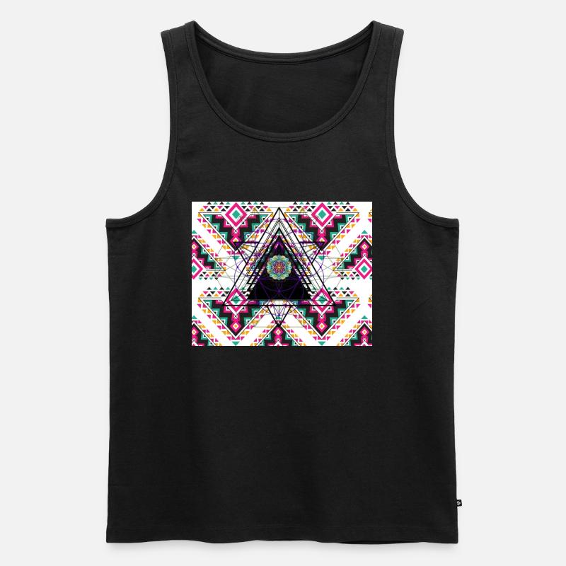 4 4 Original - Männer Premium Bio Tank Top - Schwarz