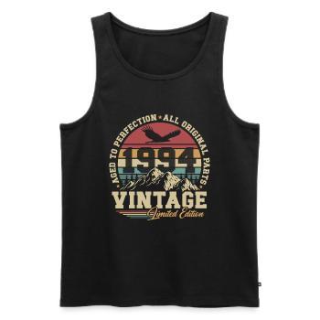 Millésime 1994 Vintage Cadeau d’anniversaire Rétro - Débardeur bio Premium Homme - noir - Devant - Michal (187cm)