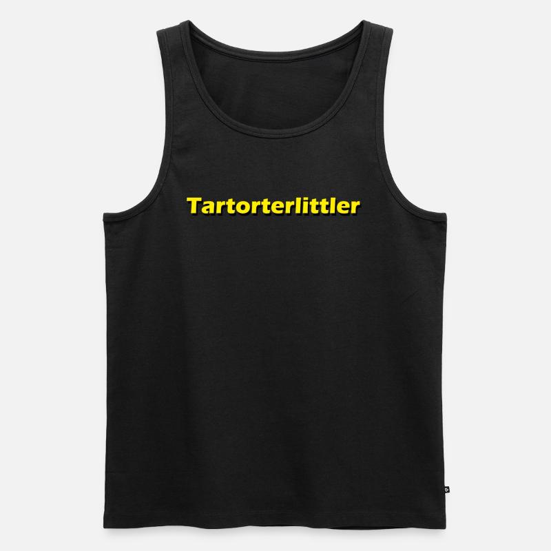 Tartortermittler - Männer Premium Bio Tank Top - Schwarz