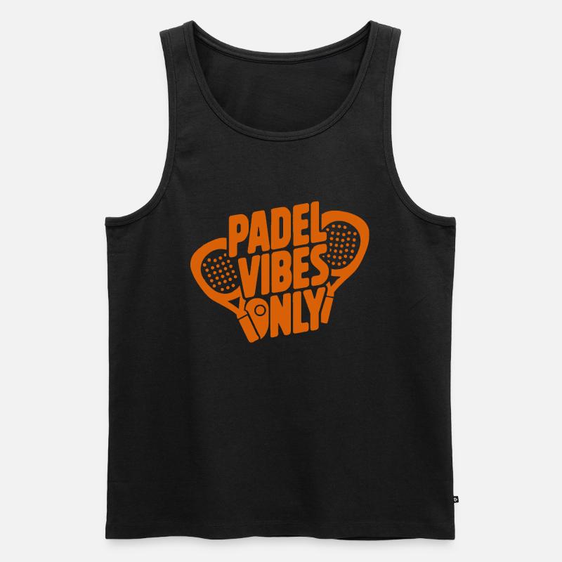 P V only 2 - Männer Premium Bio Tank Top - Schwarz