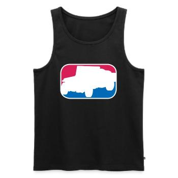 Geländewagen SUV Auto offroad lustiges Geschenk - Männer Premium Bio Tank Top - Schwarz - Vorne - Michal (187cm)