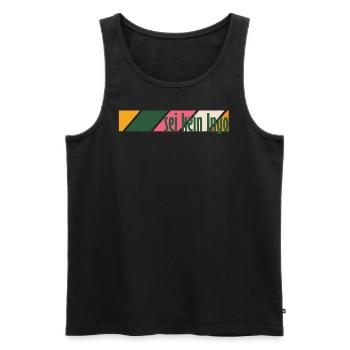 Sei kein Ingo - Männer Premium Bio Tank Top - Schwarz - Vorne - AI Model Male 178 light (178cm)