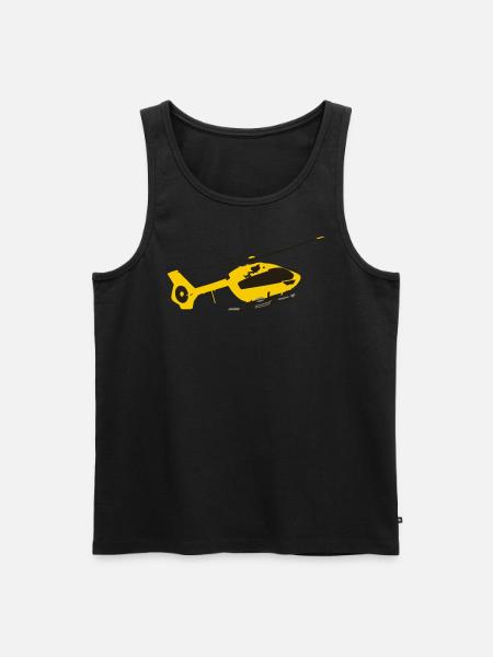 EC 145 AH145 Hubschrauber Helikopter Helicopter - Mannen Premium Bio Tanktop - zwart