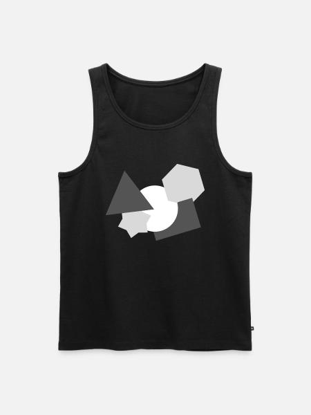 Form - Men's Premium Organic Tank Top - black