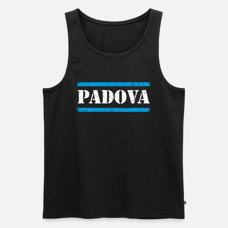 Padova - Männer Premium Bio Tank Top - Schwarz