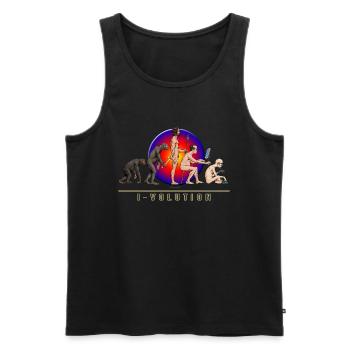 Gamer ivolution design cadeau - Débardeur bio Premium Homme - noir - Devant - Michal (187cm)
