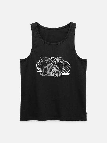 Driftball (3 colours) - Men's Premium Organic Tank Top - black