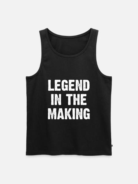 Legend In The Making - Männer Premium Bio Tank Top - Schwarz
