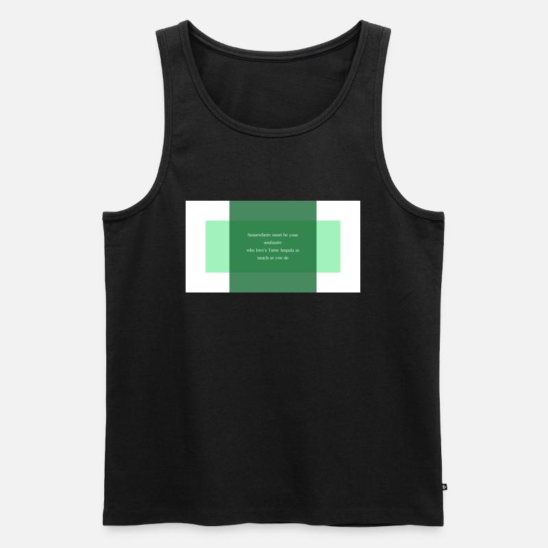 Tame Impala Sticker - Männer Premium Bio Tank Top - Schwarz