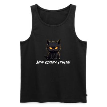 Black Cat My Little Darling - Men's Premium Organic Tank Top - black - Front - Michal (187cm)