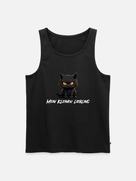 Chat Noir Mon Petit Chéri - Débardeur bio Premium Homme - noir
