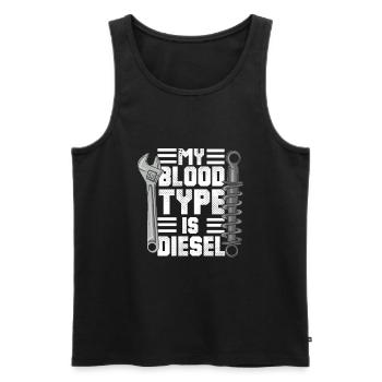 Diesel mechanic auto mechanic screwdriver - Men's Premium Organic Tank Top - black - Front - Michal (187cm)