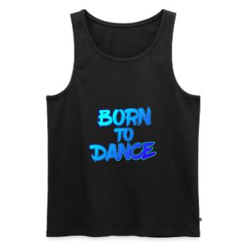 Born to Dance - Männer Premium Bio Tank Top - Schwarz - Vorne - Michal (187cm)