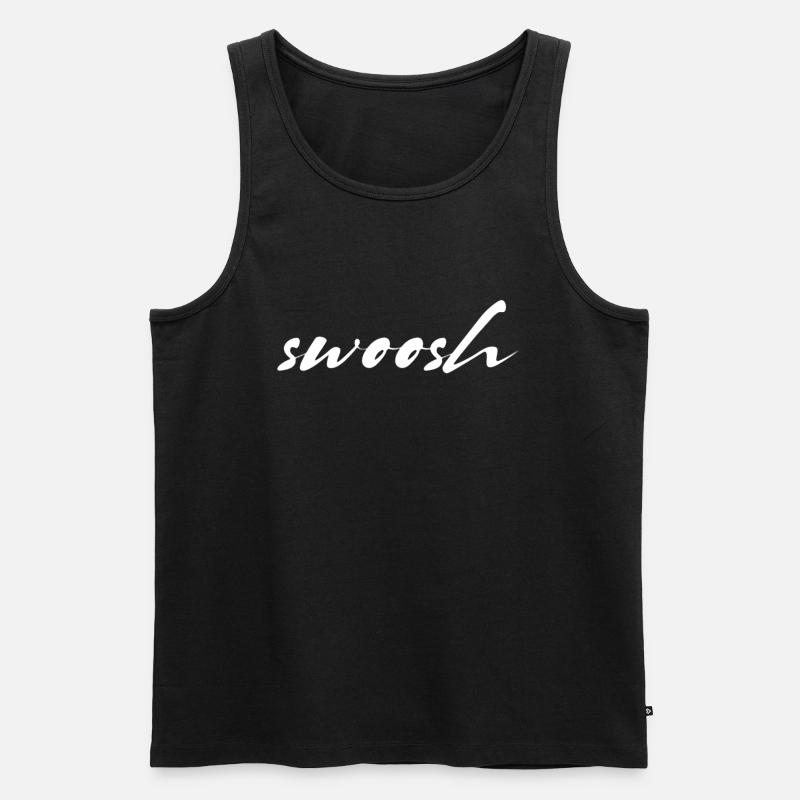 ...swoosh... - Männer Premium Bio Tank Top - Schwarz