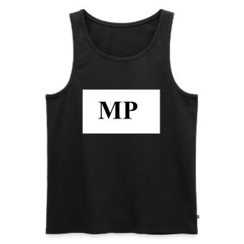 MP Diamond - Männer Premium Bio Tank Top - Schwarz - Vorne - Michal (187cm)