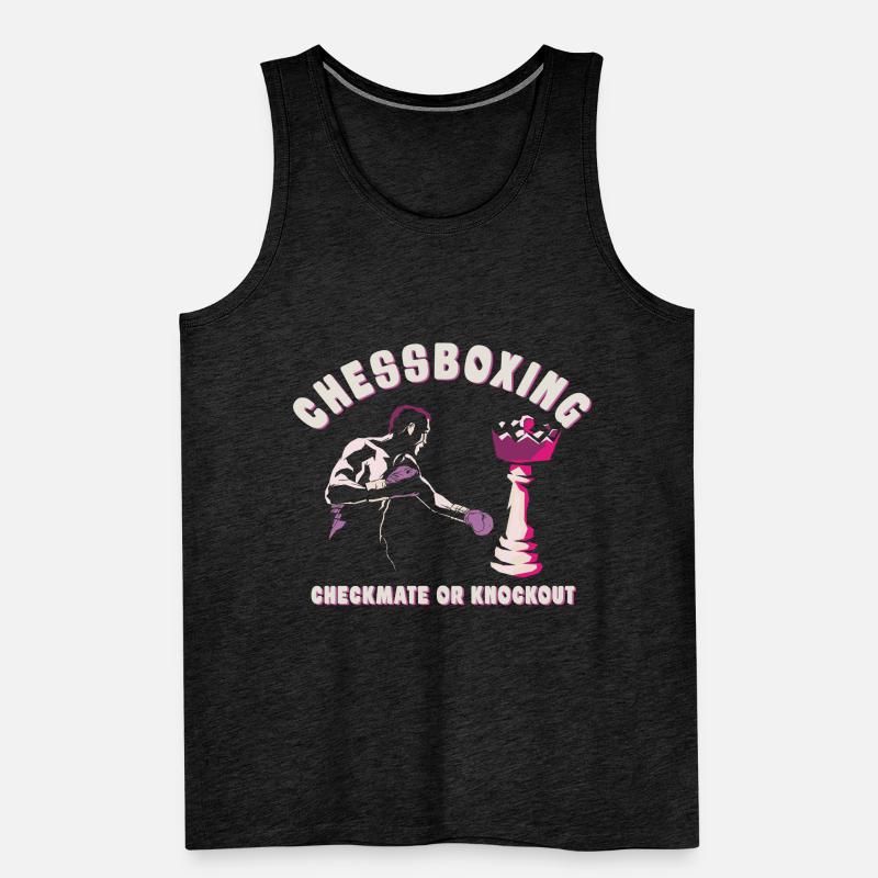 Schachboxen - Schachmatt Oder Knockout Schachboxen Männer Premium Bio Tank Top