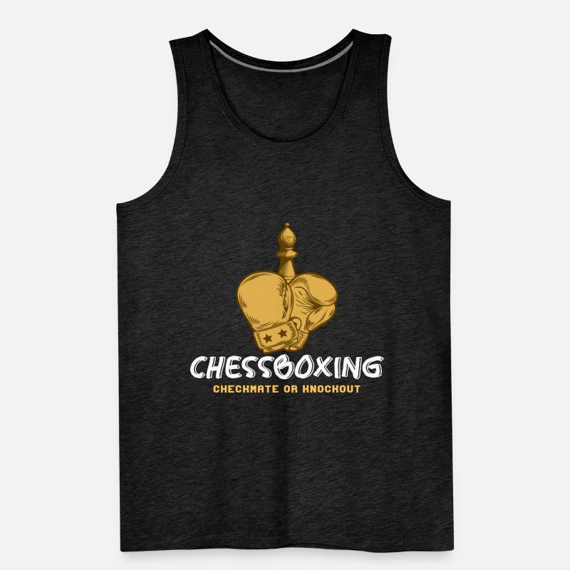 Schachboxen - Schachmatt Oder Knockout Schachboxen Männer Premium Bio Tank Top