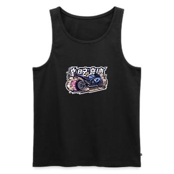 JDM Supersport Bike - Männer Premium Bio Tank Top - Schwarz - Vorne - Michal (187cm)